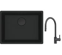 Set lavello in granito Franke Maris 125.0697.759, rubinetto da cucina Franke Eos 115.0613.671