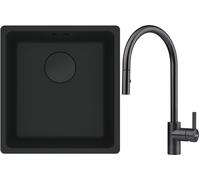 Set lavello in granito Franke Maris 125.0697.760, rubinetto da cucina Franke Eos 115.0613.671