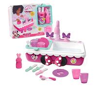 Set lavello Magico Happy Helpers di Minni Disney Junior, 14 Pezzi, Giochi di finzione, Giocattoli per Bambini dai 3 Anni in su di Just Play