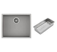 Set lavello Tegranit Teka Square 115230021, inserto gocciolatoio Teka 40199072