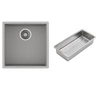 Set lavello Tegranit Teka Square 115230026, inserto gocciolatoio Teka 40199072