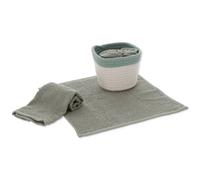 Set lavette bagno con cestino JORDA
