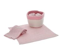 Set lavette bagno con cestino JORDA