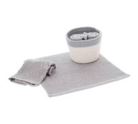Set lavette bagno con cestino JORDA