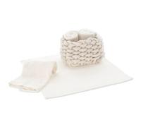 Set lavette bagno con cestino TALLIN