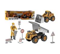 Set Lavori corso con camion ruspa e figura Globo 42522 BIG ROAD Assort