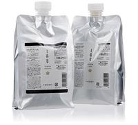 [Set] LebeL IAU Serum Shampoo & Treatment Curl Control Refill Set, 1000 ml ci...