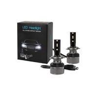 Set LED serie LSF Lampadine LED H7 6400LM, Kit di Conversione per Fari Alogeni Auto, Luce Abbagliante o Anabbagliante 12V, 6500K Luce Bianca Forte Fredda, Kit 2 pezzi