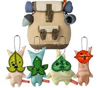 SET Legend of ZELDA Tears of the Kingdom Trip Korok Mini Pouch & Mascotte...