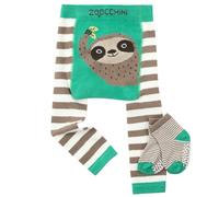 Set Leggings e Calzini Antiscivolo Silas il Bradipo Grip+Easy - 6-12m