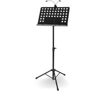 Set Leggio Orchestra McGrey con Luce LED (leggio regolabile in altezza con luce LED per spartiti) Nero