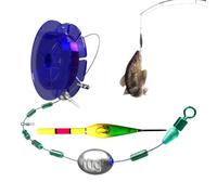 Set Lenze Da Con Bobber Automatico | Kit Automatico Portatile Con Galleggiante Cangiante | Set Di Lenze Preannodate Da,Per Lago Mare Acqua Barca Outdoor Esterno Viaggio Donne Uomini
