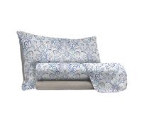 Set Lenzuola 1 Piazza e Mezzo con Stampa Sopra Sotto e Federe Ornato Tex