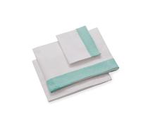 Set lenzuola 3 pz. montessori muslin verde - italbaby