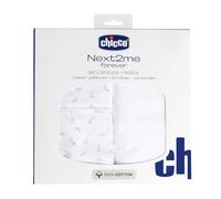 Set Lenzuola Chicco in Cotone per Next2Me Forever - 2pz e federa Cloud