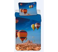 Set Lenzuola Con Ballon 135 X 200 CM 80 X 80 CM 100% Cotone