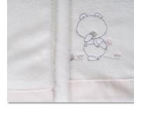 Set lenzuola Coralina 100% per culle/letto da 80 x 130 cm. Caldo, ipermorbido, ipoallergenico. Include lenzuolo con angoli, lenzuolo di sopra e federa. (Pepo Rosa)