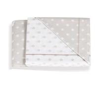 Set lenzuola culla 3 pz NEXT2ME FOREVER Pois tortora 020 1288 03