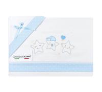 Set lenzuola in flanella per lettino - Stelline - Mio Piccolo FLL311