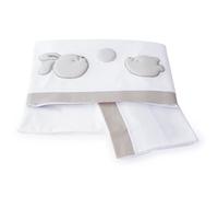 Set Lenzuola Lettino Bianco - Collezione DODO Pali - 3 Pezzi in Cotone