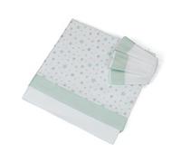 Set lenzuola lettino completo 3 pz STELLINE Verde L2006VD