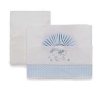Set lenzuola lettino completo 3 pz UNICORN Azzurro 015 2010 0502
