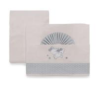 Set lenzuola lettino completo 3 pz UNICORN Grey 015 2010 0508