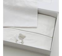Nanan Set Lenzuola Letto 3Pz Coccolo Bianco