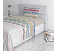 Italian Bed Linen FASHION Completo Letto made in italy, microfibra, Love Lines, Singolo