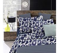 Set Lenzuola Letto Fashion, Made in Italy- Completo Letto in Morbida Microfibra, Lenzuolo Sotto con Angoli, Telo Sopra 180x270 e Federa con Patella Interna, Piazza e Mezza, Wild