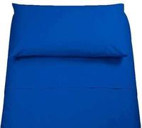 Set Lenzuola Letto Singolo Cotone Sotto Sopra + Federa Vari Colori Tinta Unita