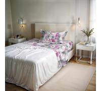 Set Lenzuola Letto Singolo River, lavorato in Italia - Completo Letto, Lenzuolo Sotto con Angoli, Telo Sopra 90x200cm e Federa con Patella Interna (Singolo, ili)
