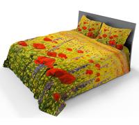 Set Lenzuola Matrimoniale Sopra e Federe in Cotone con Stampa