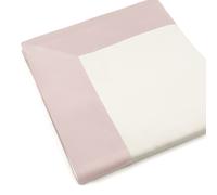 Set Lenzuola Matrimoniali Sopra Sotto e Federe Balza in Raso Mitera Diamante Incenso