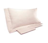 Set Lenzuola Matrimoniali Sopra Sotto e Federe Tinta Unita Mitera Rubino Rosa