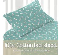 Set lenzuola per culla 100% cotone, set completo di biancheria per culla, include lenzuolo con angoli, lenzuolo piano e federa, morbido e confortevole per il riposo del bambino - ✅Consegna in 3-5 gior