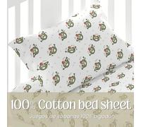 Set lenzuola per culla 100% cotone, set completo di biancheria per culla, include lenzuolo con angoli, lenzuolo piano e federa, morbido e confortevole per il riposo del bambino - ✅Consegna in 3-5 gior