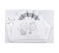 Set lenzuola per culla lettino Fatina 04271GR