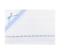 Set lenzuola per lettino con tela Aida ricamabile CI1405SGAZ