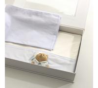 Set Lenzuola per Lettino Nanan Mini-Me Puccio Azzurro