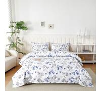 Set Lenzuola Singolo in Microfibre 90x190/200cm, Completo Lenzuola Letto con 1 Federe 50x80 in Stampa, Lenzuola Sopra e Lenzuolo con Angoli, Comfort e Morbidezza, Orchidea Inchiostro Pallido