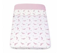 Set Lenzuola Superiore e Inferiore con Angoli Chicco Next 2 Me Pink Ballet 2pz
