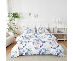 Set Lenzuola Una Piazza e Mezza in Microfibre 120x190/200cm, Completo Lenzuola Letto con 1 Federe 50x80 in Stampa, Lenzuola Sopra e Lenzuolo con Angoli, Comfort e Morbidezza, Orchidea Canzone Floreale