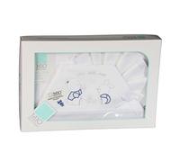 Set Lenzuolo Culla Lettino Puro Cotone Mio Piccolo Play With Me Bianco