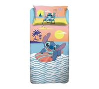 Lenzuola per Bambini Stitch Summer in cotone Singolo