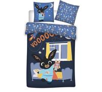 Set letto Bing per bambini, copripiumino 140x200 cm + federa 65x65 cm, 100% cotone