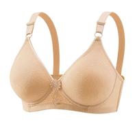 Set letto Cars Womens No Underwire Braccio Plus Size Comfort Soft Braccio Supportive Bralettes Cute Breathable Wireless Bra Canotta Scollo, beige, 42B