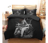 Set Letto Copri Piumone Federe Copripiumone Duvet Cover 3D Ride BED0073 - 78 P
