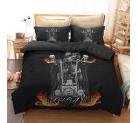 Set Letto Copri Piumone Federe Copripiumone Duvet Cover 3D Ride BED0073 - 78 P