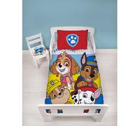 Set Letto Paw Patrol Con Copripiumino E Fodera Per Cuscino Per Bambini